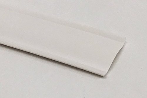 LPC White RV Camper Trailer 1/2 x 100 Vinyl Thin Trim Mold Flexible Screw Cover 
