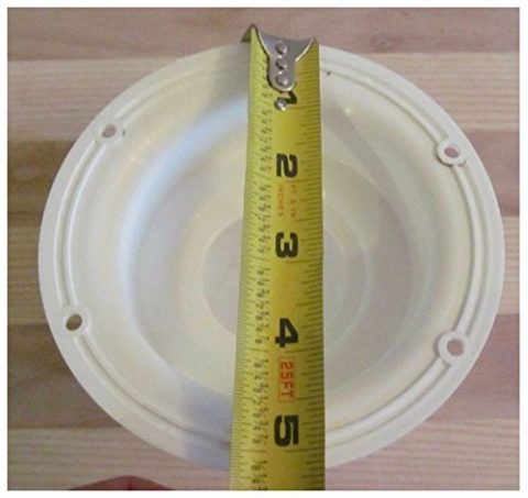 White Plastic Sewer Vent Cap For 1 1/2 ” Pipe Removable Cap RV Trailer