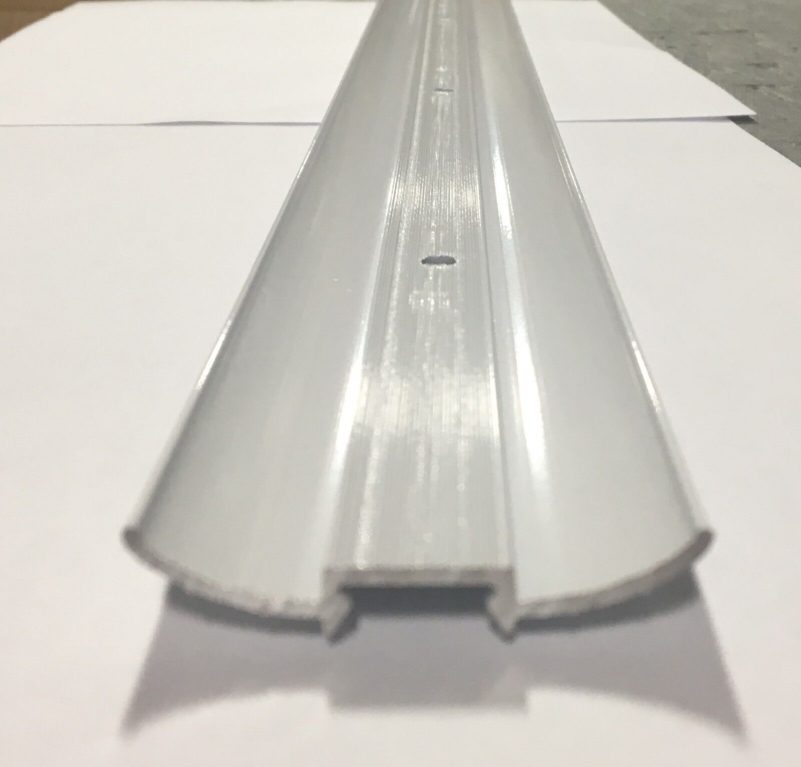 92" White Aluminum Insert Type Wide Belt Rail Line Side Body Trim Molding RV-746 - Image 5