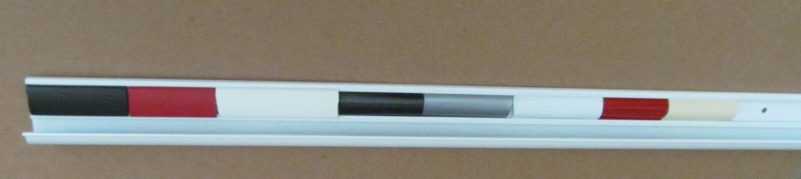 92" White Aluminum Vinyl Insert Gutter Drip Rail Trim 1 1/2" x 7/8" Leg RV-775 - Image 5