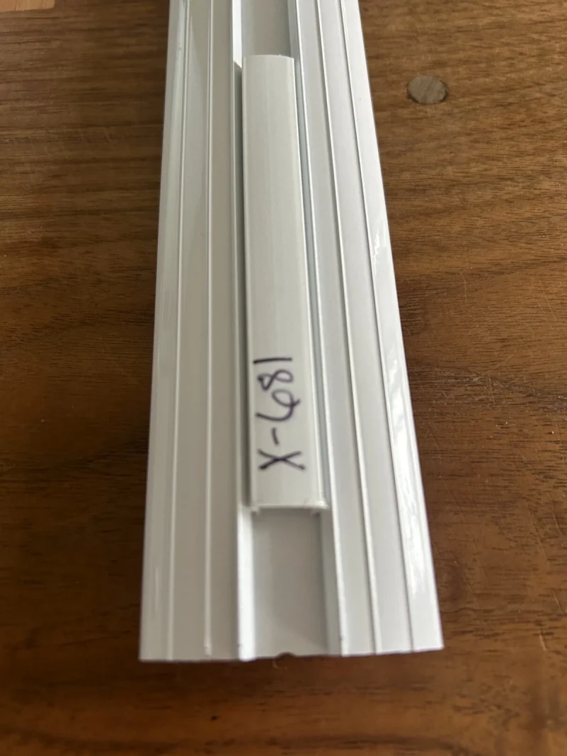 92" White Aluminum Insert Type Wide Belt Rail Line Side Body Trim Molding RV-746 - Image 6