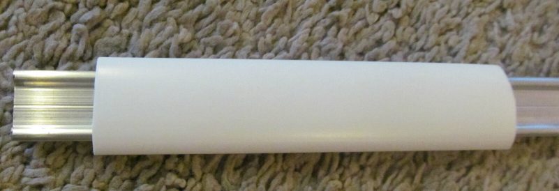 1" Wide White RV Boat Camper Vinyl Trim Molding Flexible Screw Cover - Image 2