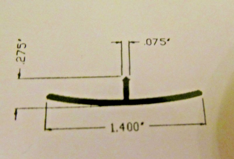 92" Ice Cavern 1 3/8 Plastic Ceiling Sidewall Batten Trim Clear Retainer RV - Image 4