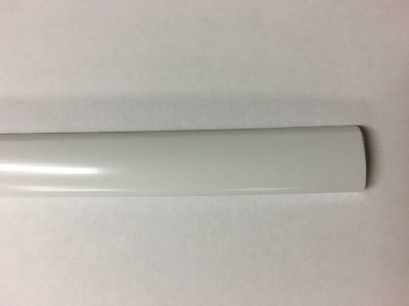 White No Leg RV Vinyl Trim Molding Screw Cover Fits 5/8" Wide Small Retainer - Image 2