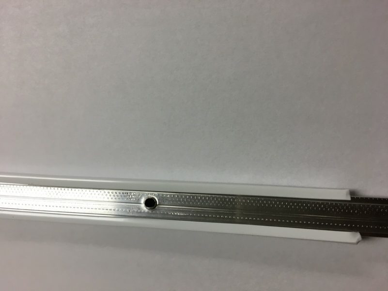 White No Leg RV Vinyl Trim Molding Screw Cover Fits 5/8" Wide Small Retainer - Image 3