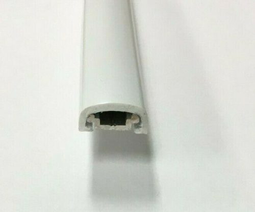 White No Leg RV Vinyl Trim Molding Screw Cover Fits 5/8" Wide Small Retainer