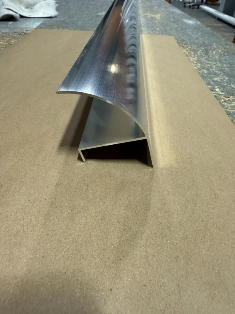 92" Aluminum Lower Sidewall Radius Bottom Trim Molding RV 2" x 2 13/16" - Image 2