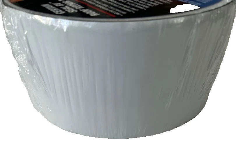 White 3" x 50 Ft Roof Leak Repair Strong Adhesive Tape Patch Seal UV Barrier - Image 2
