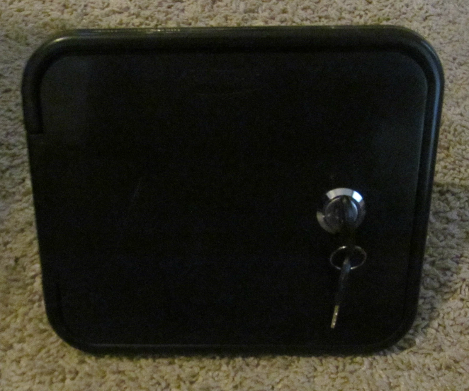 Valterra BLACK Gravity City Water Inlet Fill Dish Hatch Lock RV Trailer - Image 2
